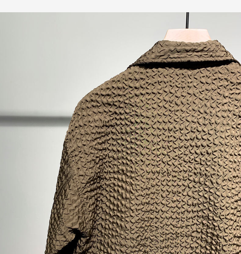 Polo Collar Loose New Long-sleeved shirt jacket