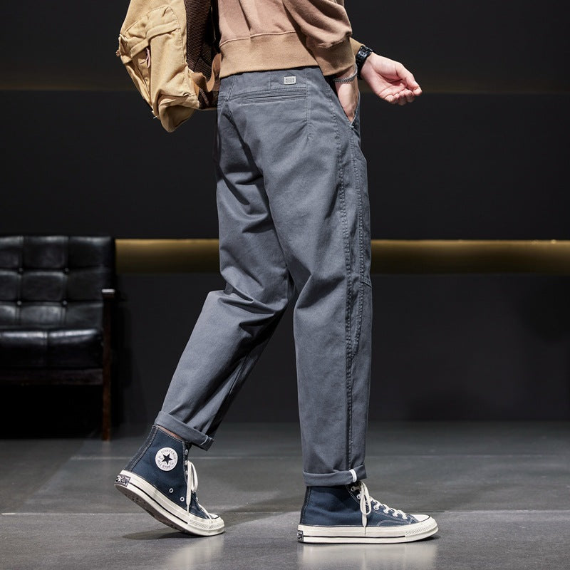 Men's Casual Pants Retro Easy Matching Workwear Men's