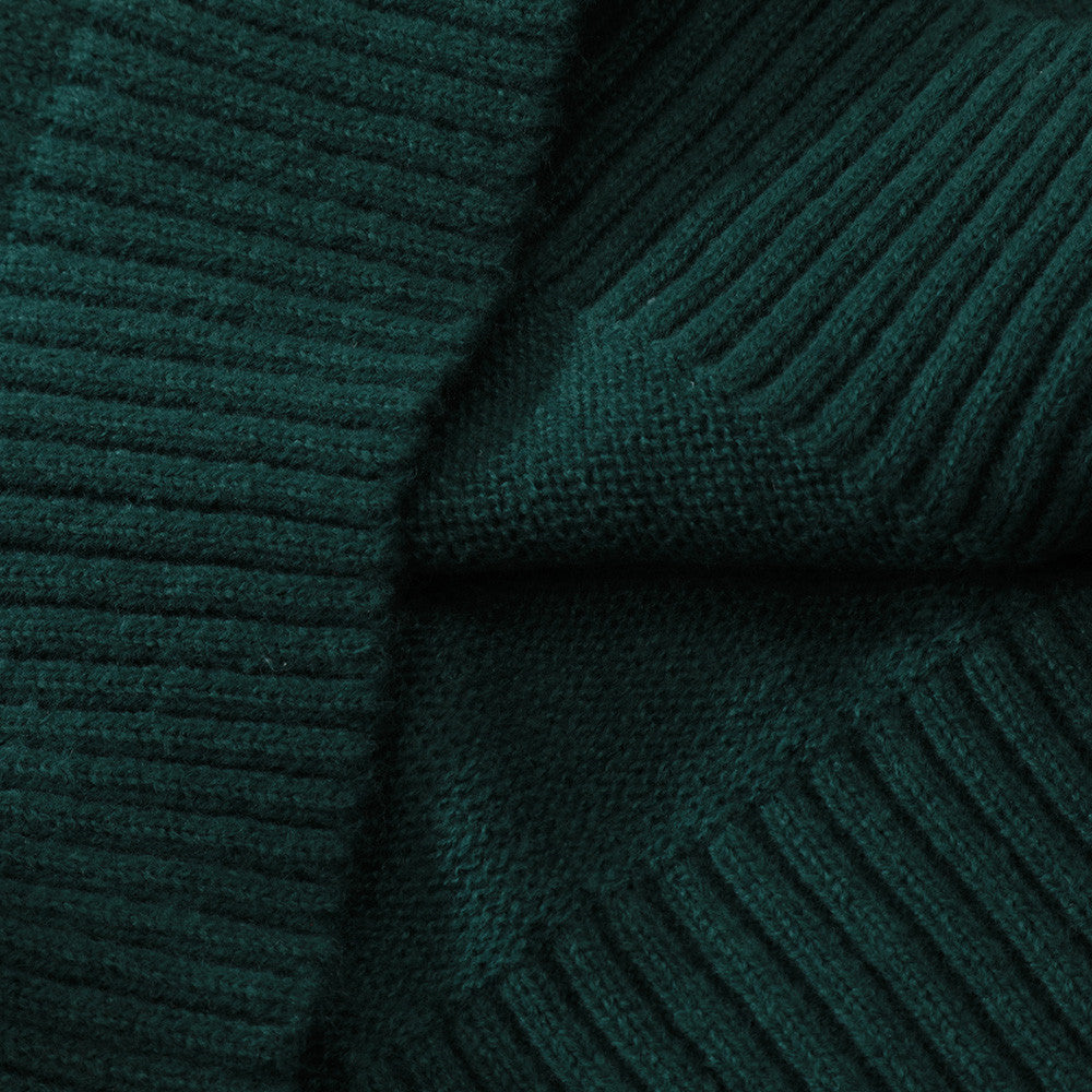 Men's American Style Colorblock Striped Lapel Pullover Sweater