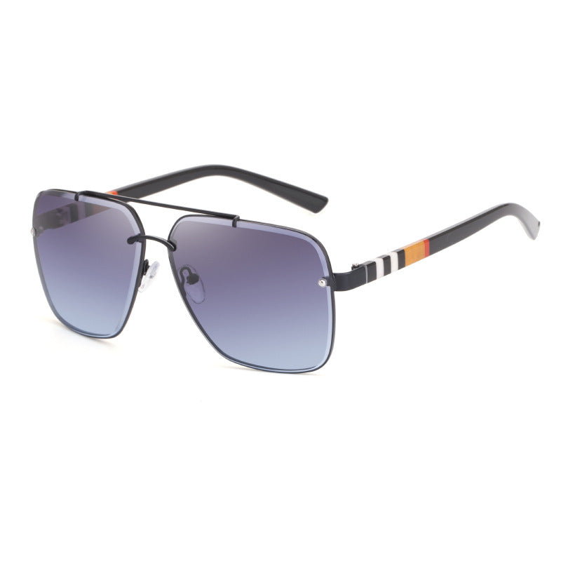Retro Square Frame Men's Sunglasses