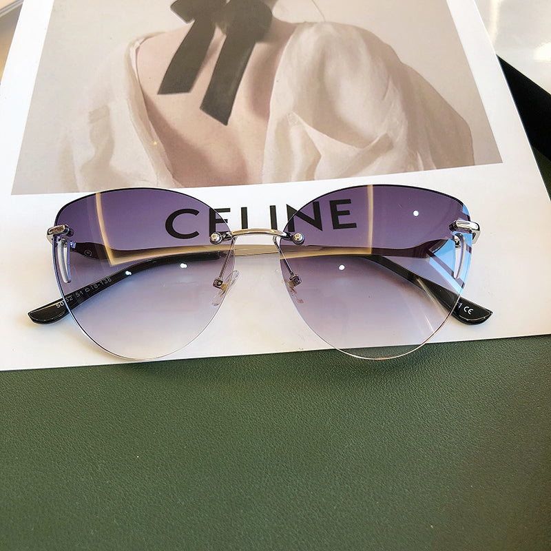 Small Frame Anti Ultraviolet Sunglasses