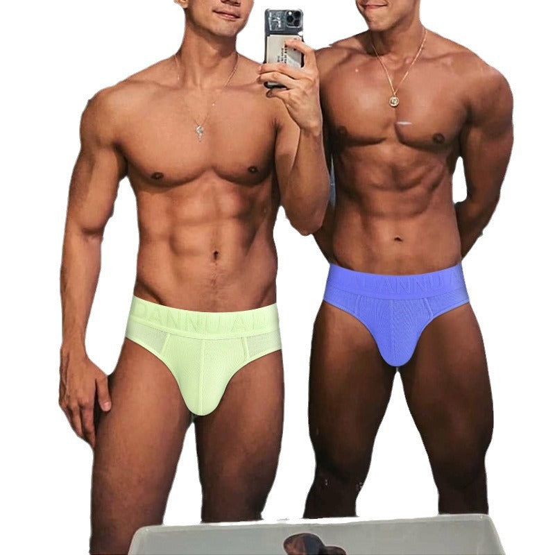 Men's Briefs Sexy And Breathable Embossed Pattern