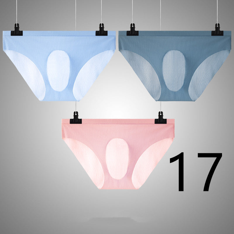 Men's Underwear Ice Silk Briefs