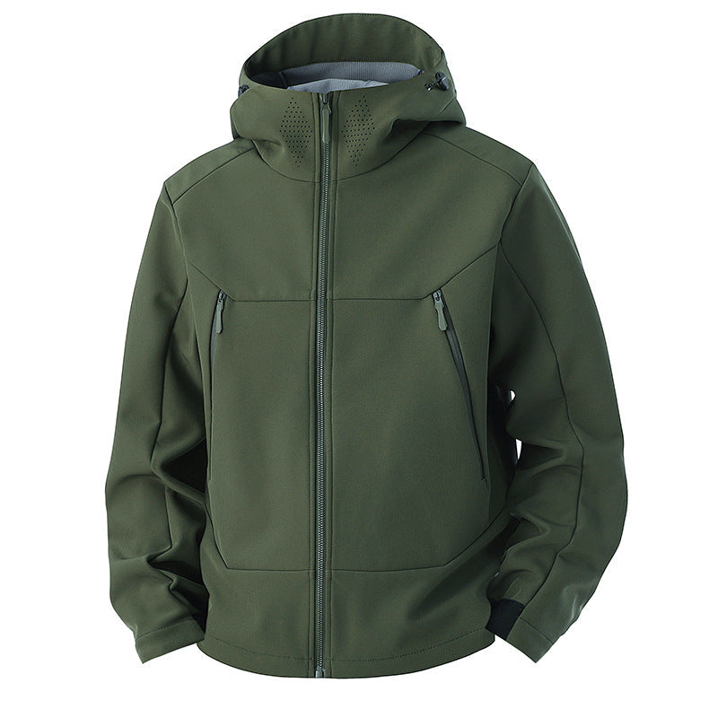 Soft Shell Men's Windproof Waterproof Outdoor Shell Jacket