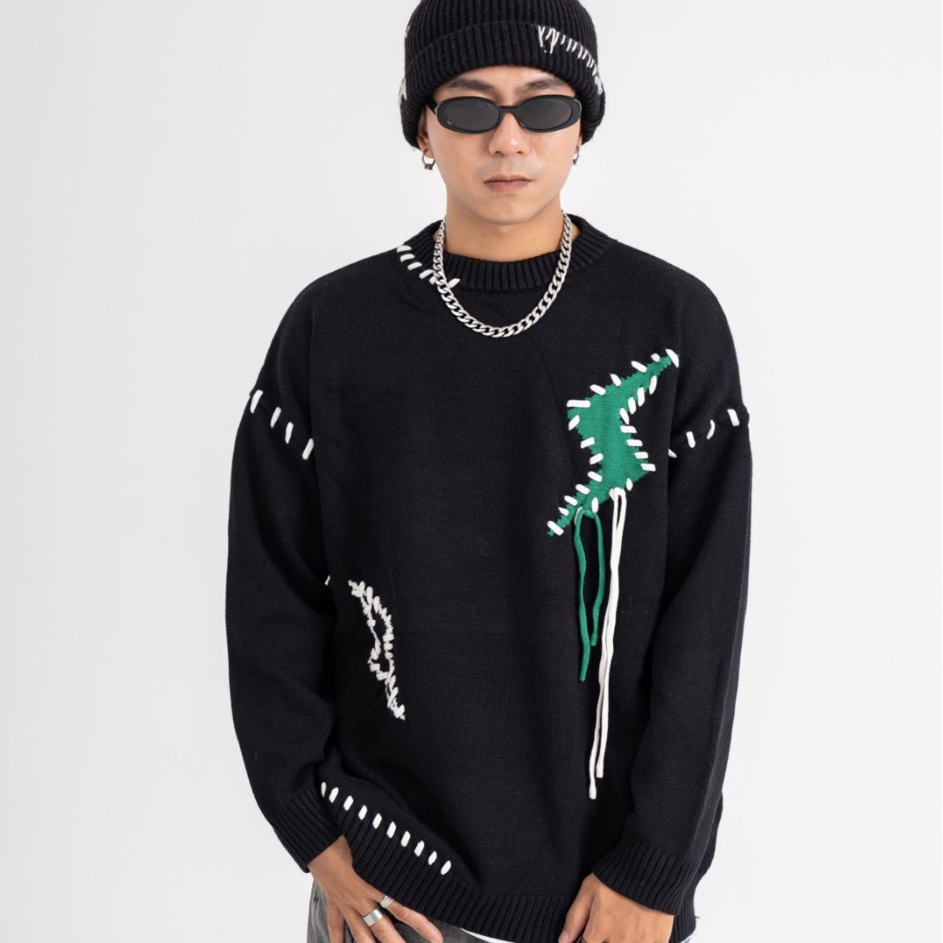 Men's And Women's Casual Round Neck Sweater