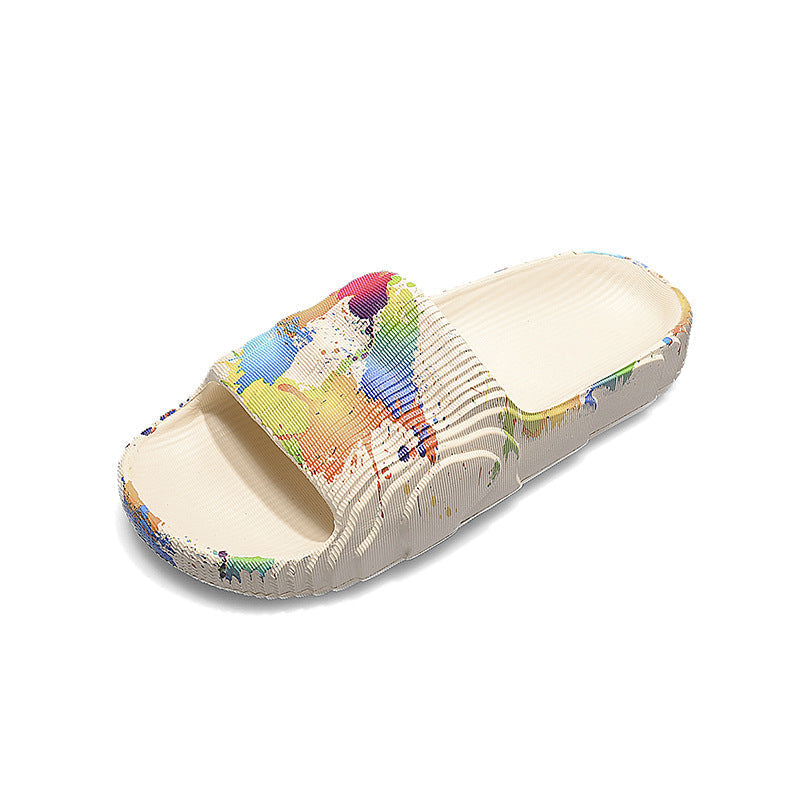 Fashion Graffiti Slippers Soft Bottom EAV