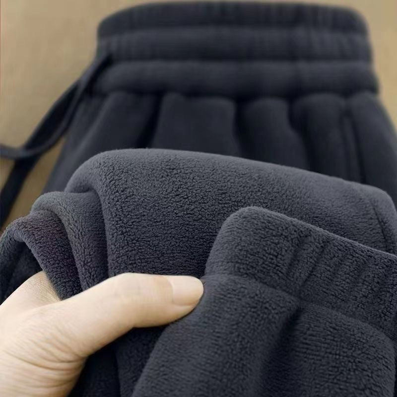 Men's Double-sided Fleece Outerwear Jogger Pants