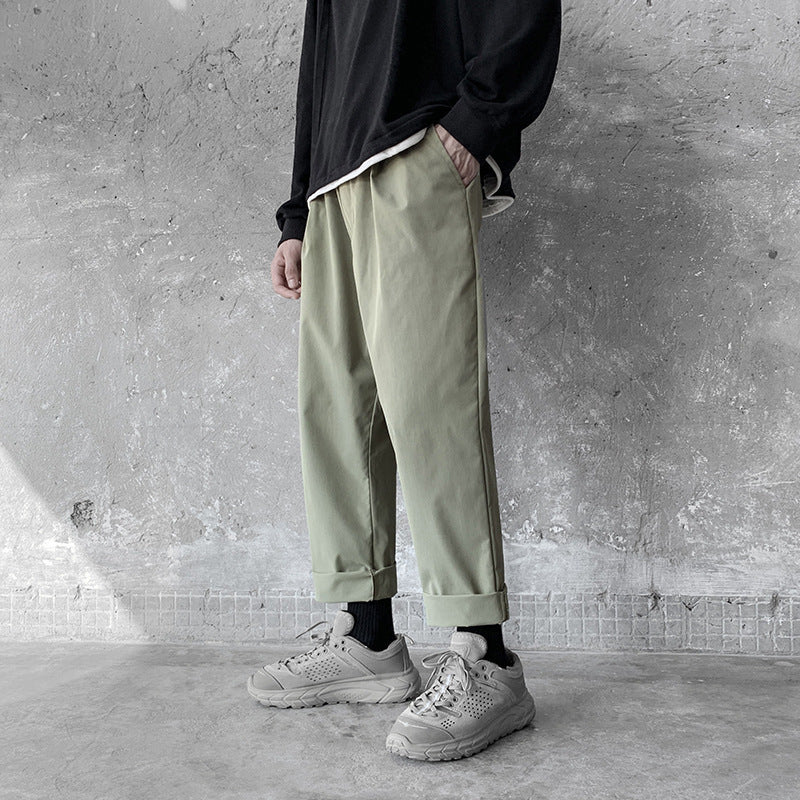 Men's Autumn Korean-style Western Style Leisure Trousers
