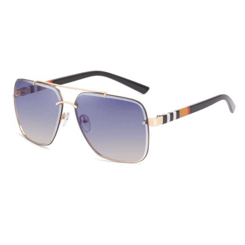 Retro Square Frame Men's Sunglasses