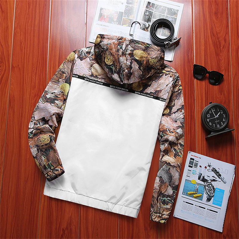 Floral Jacket Men Slim Fit Flowers Pilot Jacket