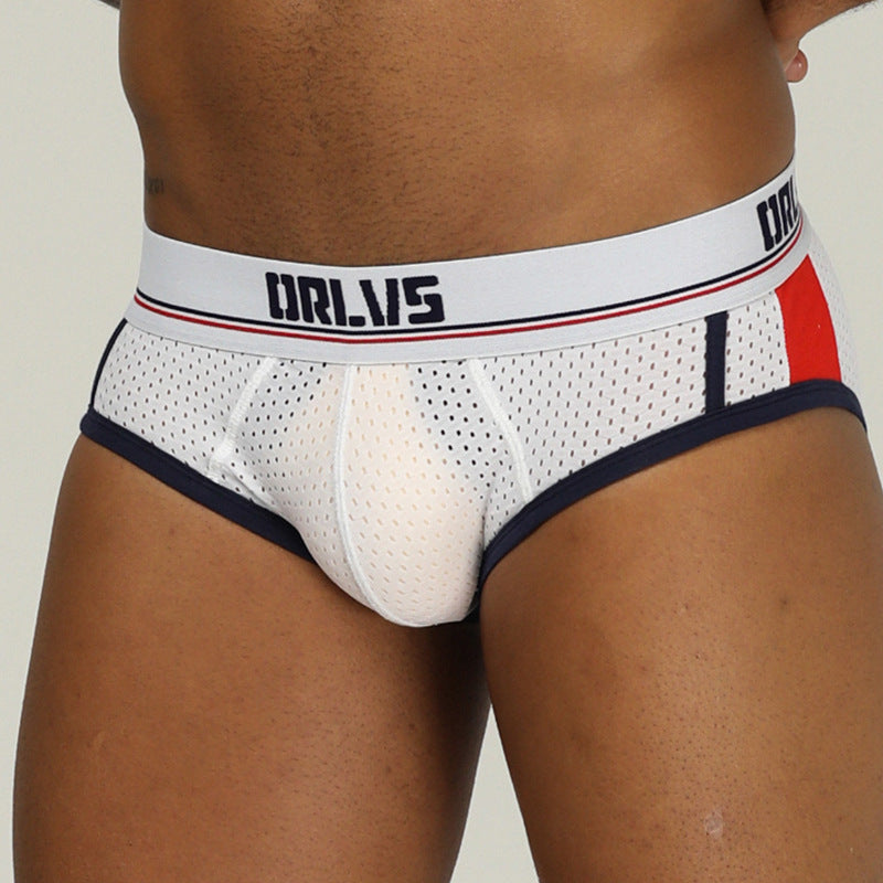 Men's Simplicity Mesh Breathable Underwear Personality