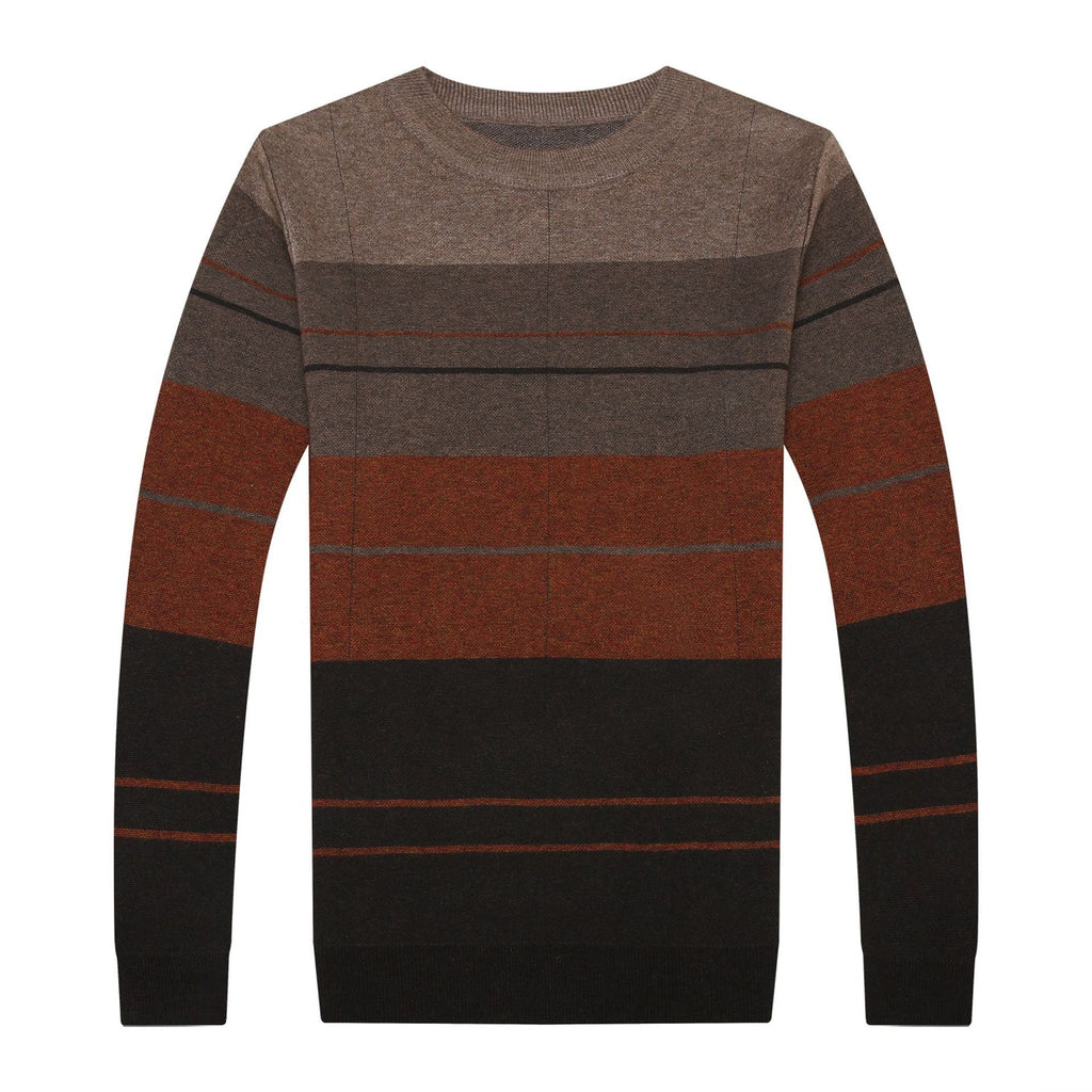 Men's Round Neck Padded Wool Warm Bottoming Shirt