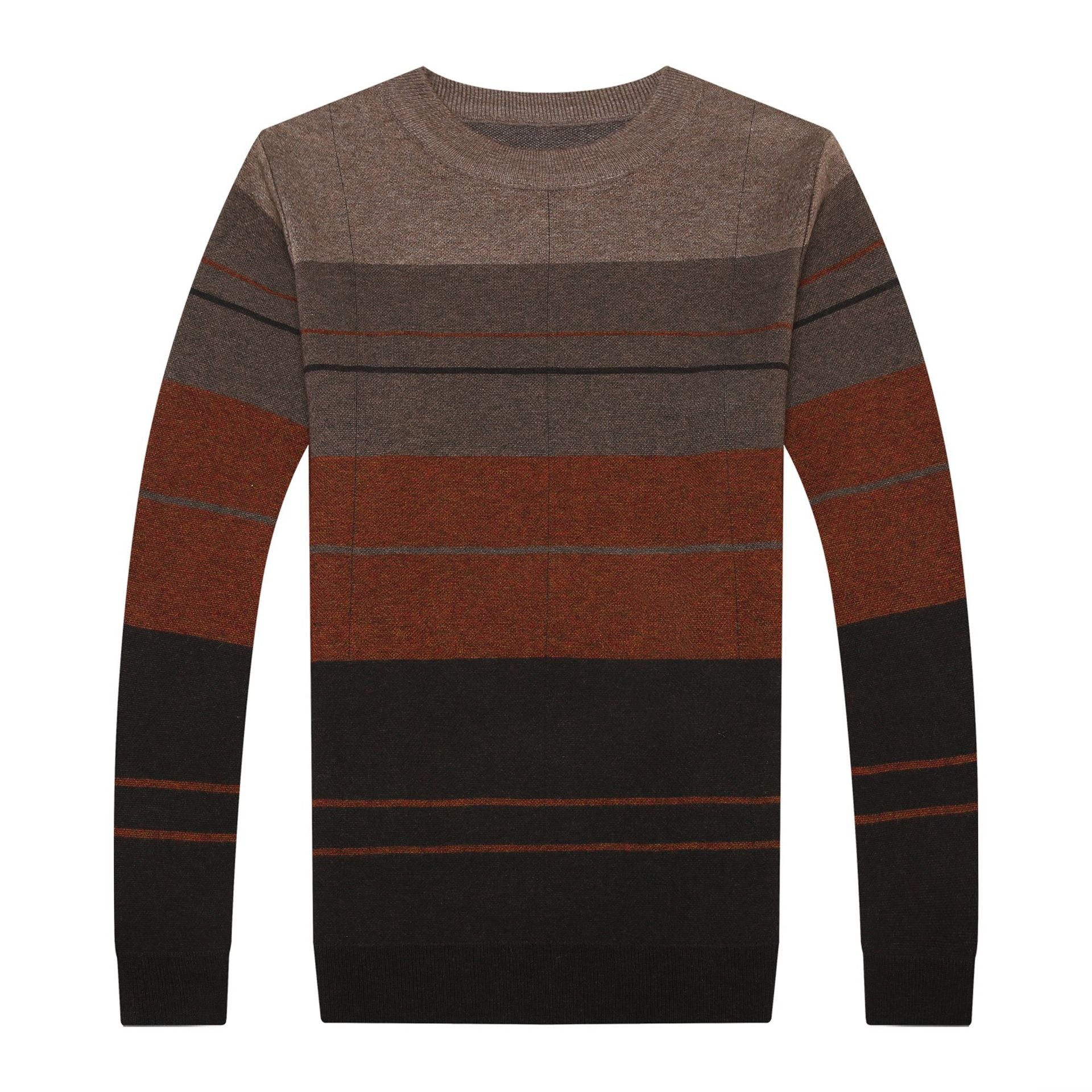 Men's Round Neck Padded Wool Warm Bottoming Shirt