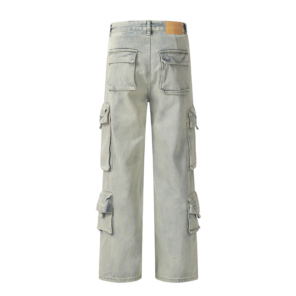 Washed Do The Old Cowboy Overalls Trendy Brand Men