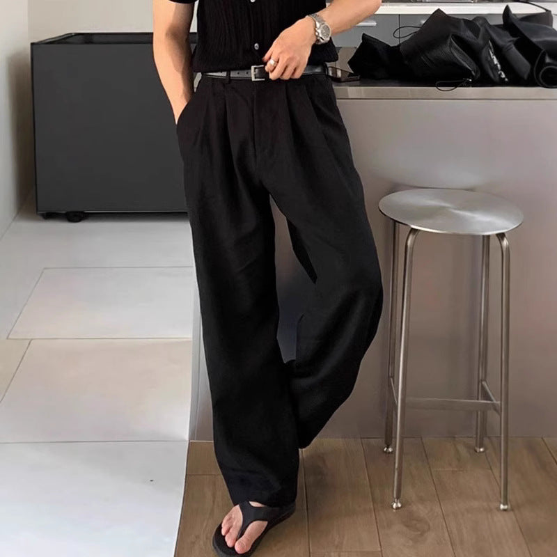 High-end Casual Men's Summer Loose-fit Pants