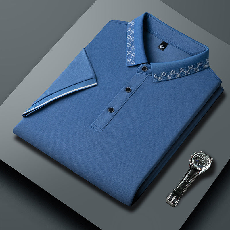 Men's Short-sleeved T-shirt Clothing For Middle-aged Dad Loose Casual