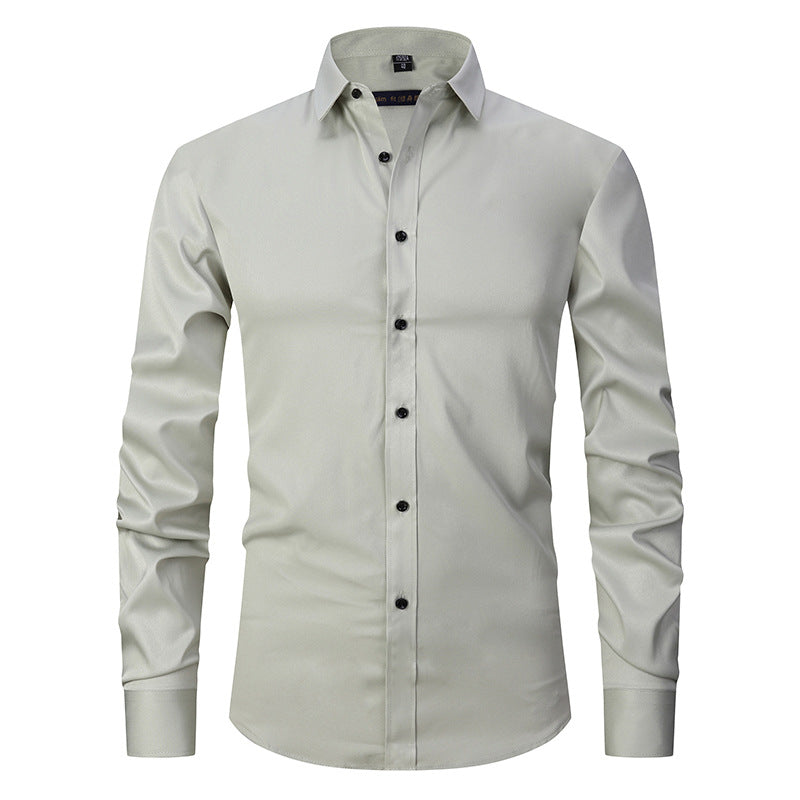 Stretch Long Sleeve Shirt Men's Work