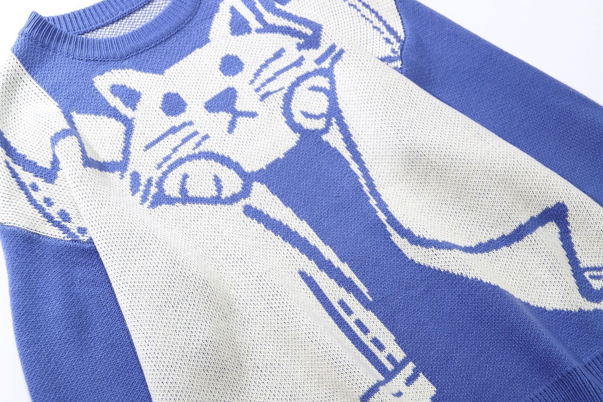 Neutral Kitten Fun Niche Sweater