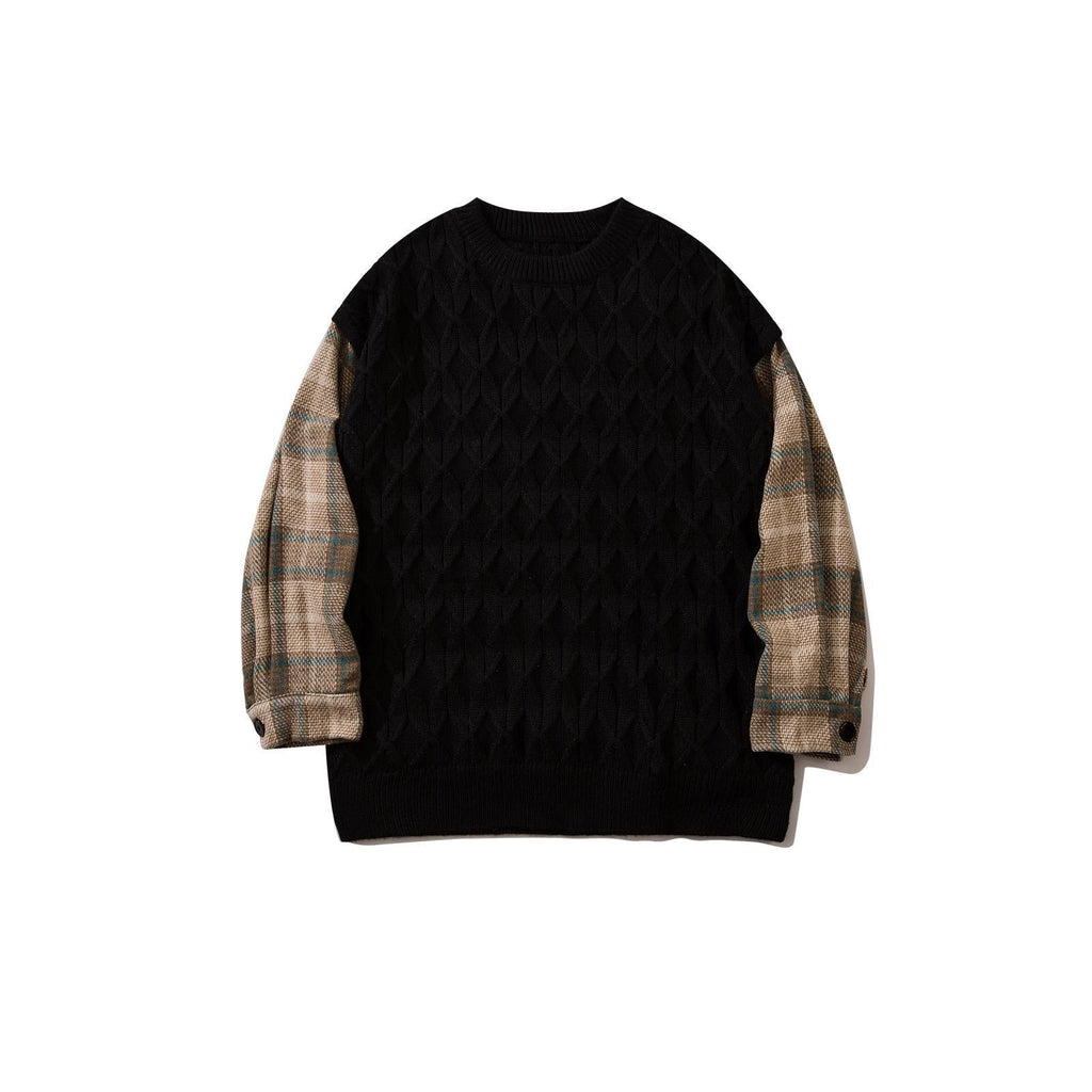 couple's knitted sweater