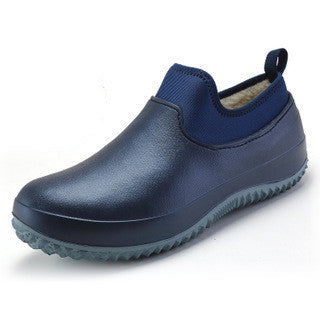 New Autumn And Winter Plus Velvet Chef Shoes