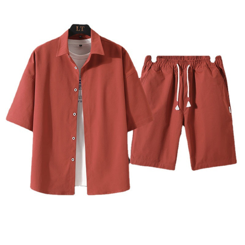 Short Sleeve Shorts Suit Sports Two-piece