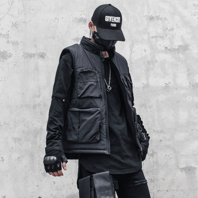 Men's Functional Work Clothes Multi-pocket Jacket