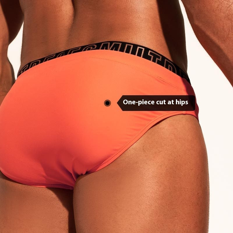 Anti-embarrassment Triangle Low Waist Swimming Trunks