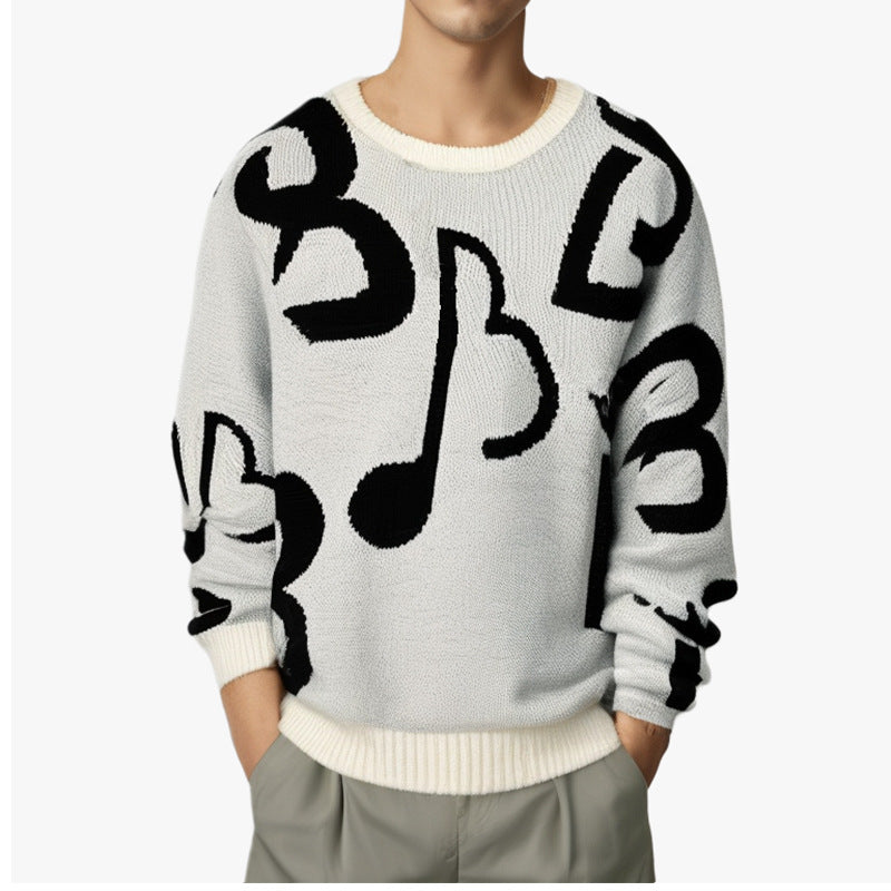 Jacquard Thickened Bottoming Shirt Thermal Sweater