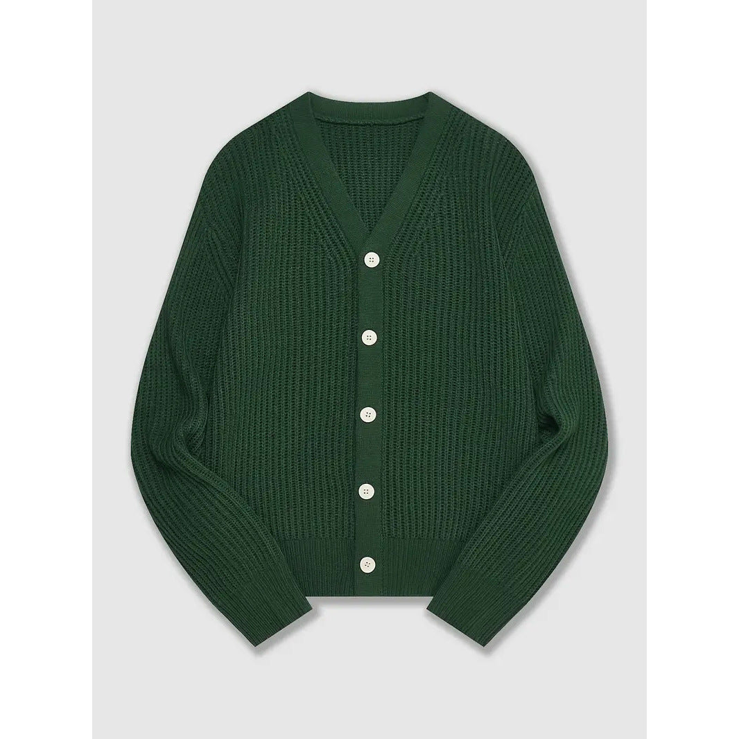 Men's Sweater Cardigan For Autumn And Winter Korean-style Casual Knitted Top