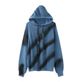 Long Sleeve Hooded Striped Sweater