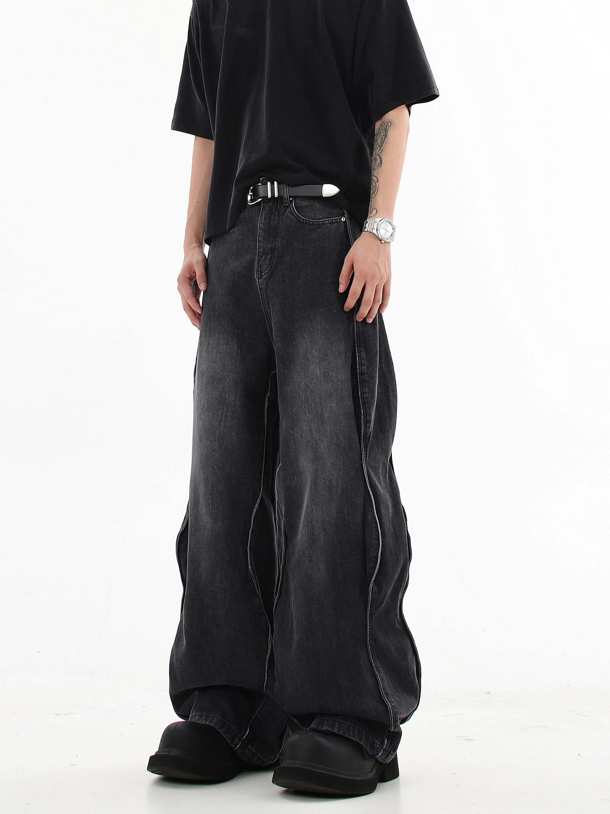 Men's Loose Mop Wide Leg Pants