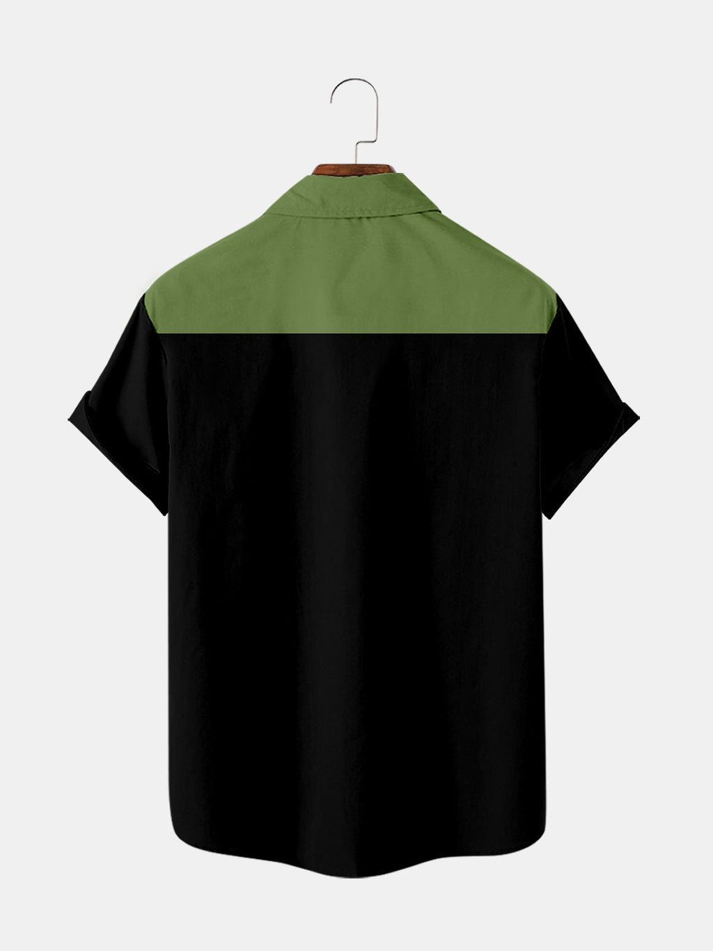 Patchwork 3D Digital Print Short Sleeve Shirt