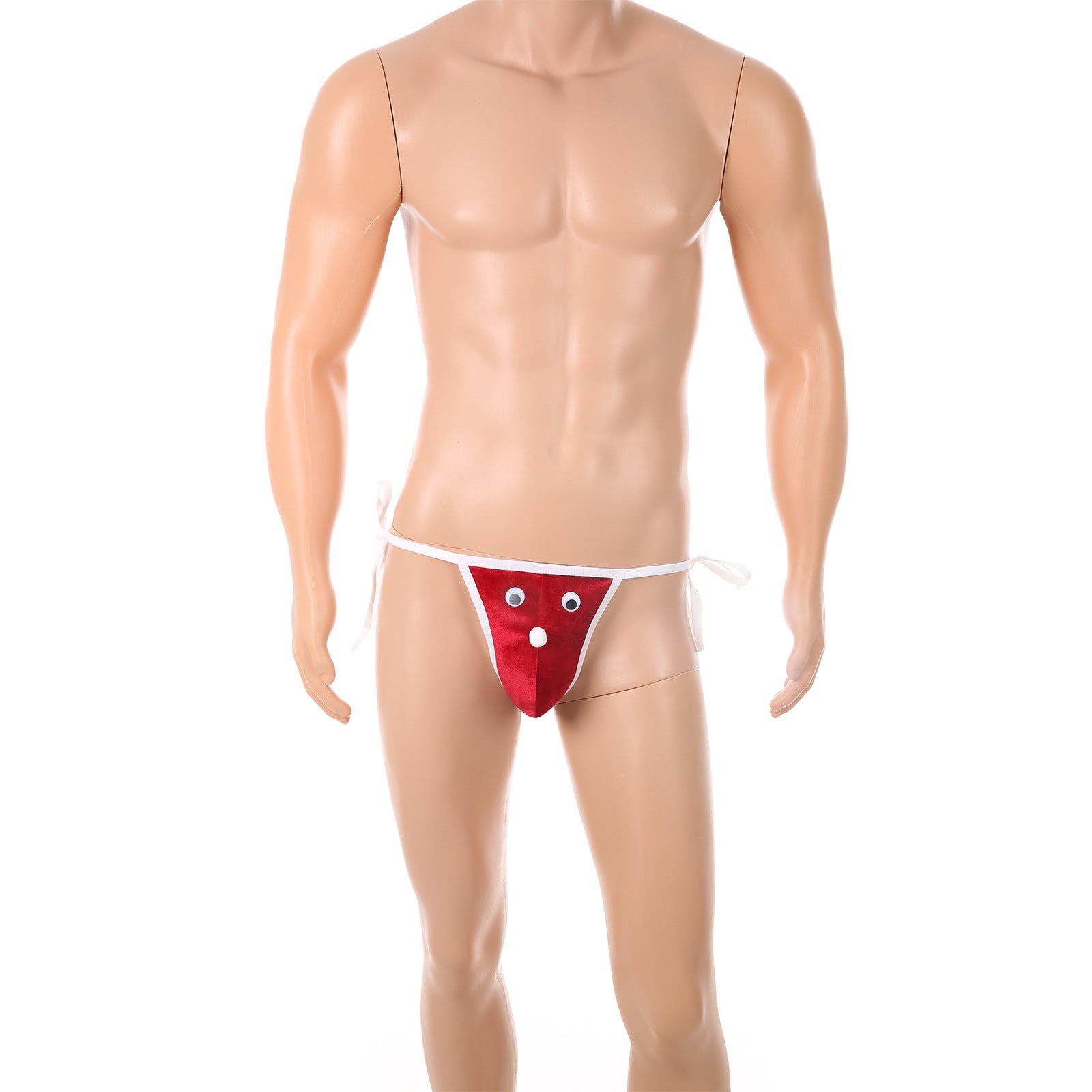European And American Men's Christmas Adjustable Bow Thong