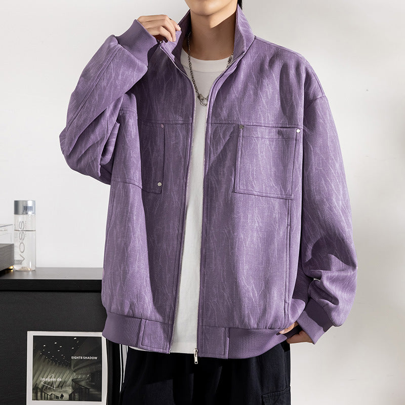 Autumn Weight-catcher Trendy Long Sleeve Casual Coat Men's Clothing