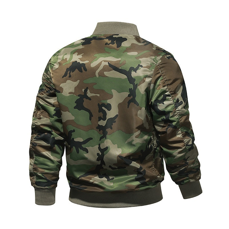 New Thickened Camouflage Autumn And Winter Coat Men's Plus Size