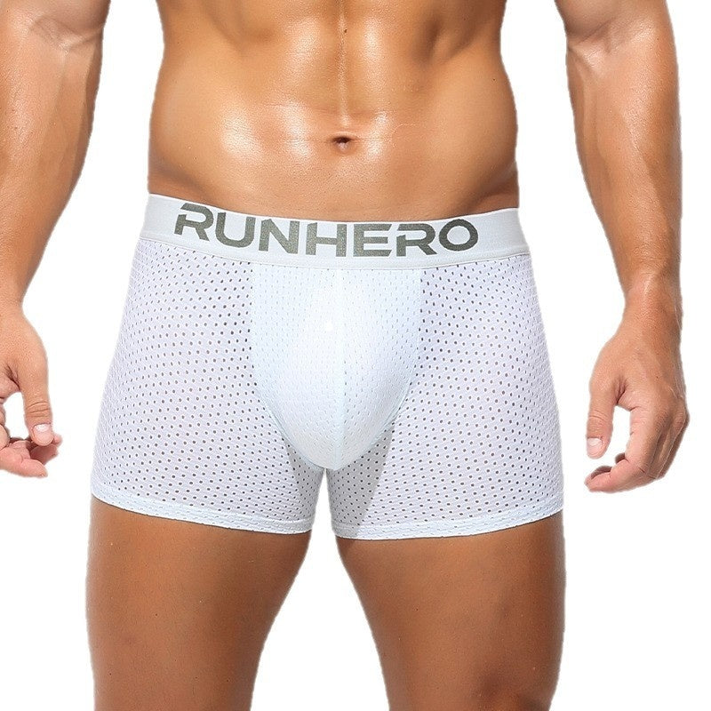 Men's Mesh Breathable Home Mid-length Underwear