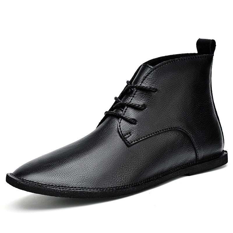 Genuine Leather Martin Vintage Fashion Leather Boots British Wild Soft Bottom Boots