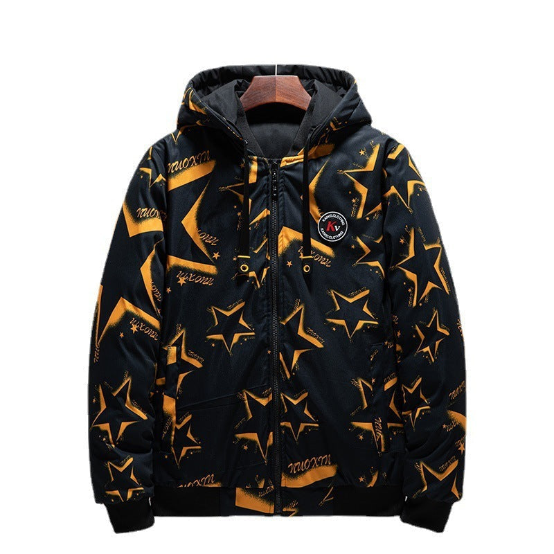 Fashionable Double Sided Hooded Jacket Men