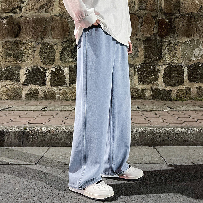 Loose Casual Pants Plus Size Straight Jeans