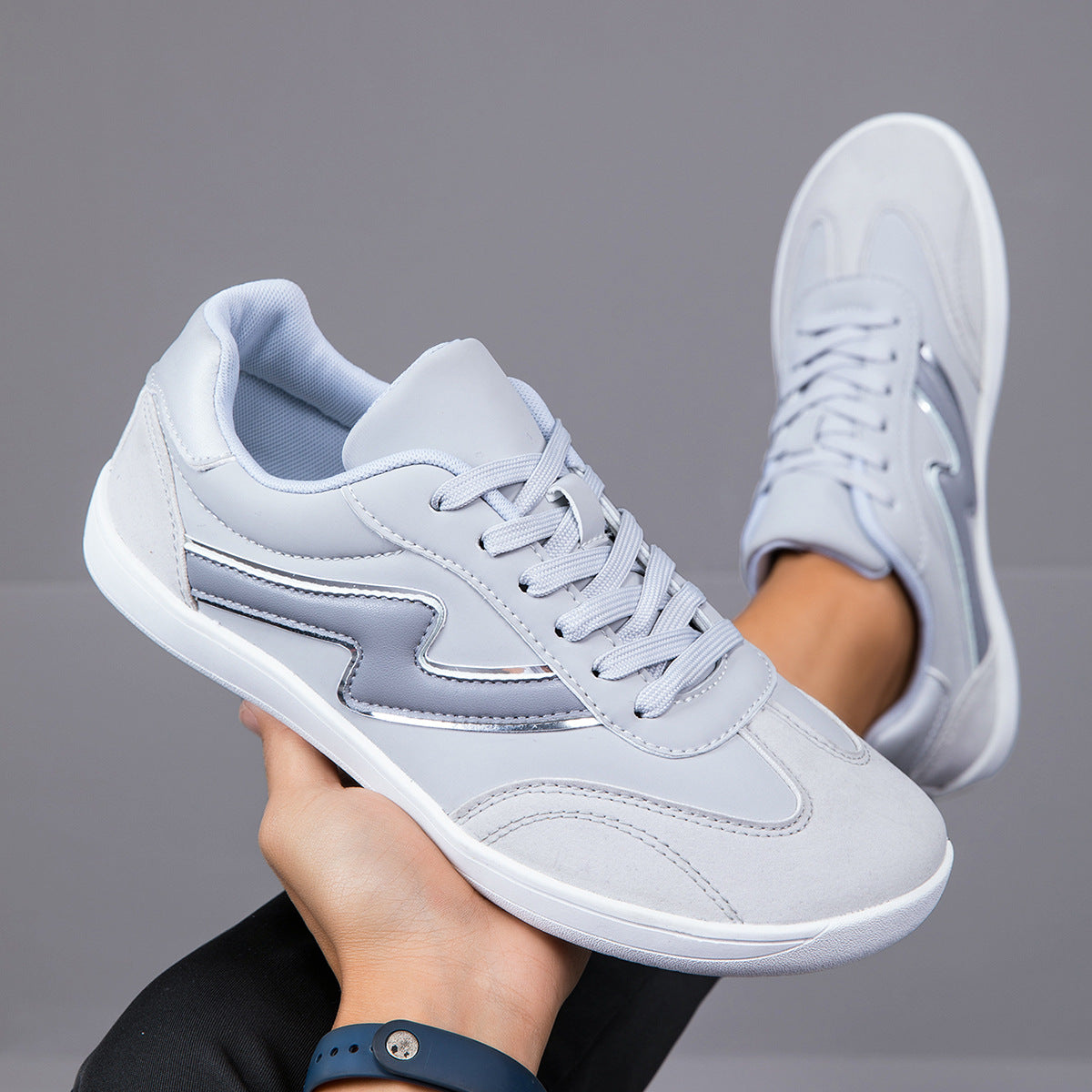 Plus Size Men's Shoes Wide Head Fashion Casual Sneaker