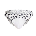 Men's See-through Mesh Panties Big Bag Low Waist Printing