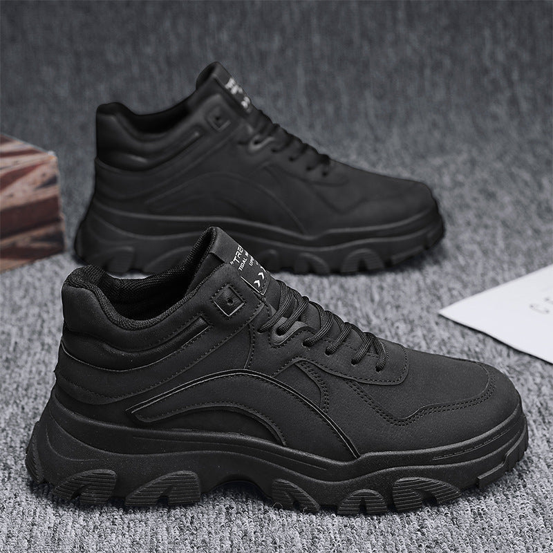 All-match Work Low-top Short Booties Male