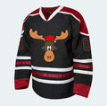 Sex Black And Red Ice Hockey Clothing Loose Design