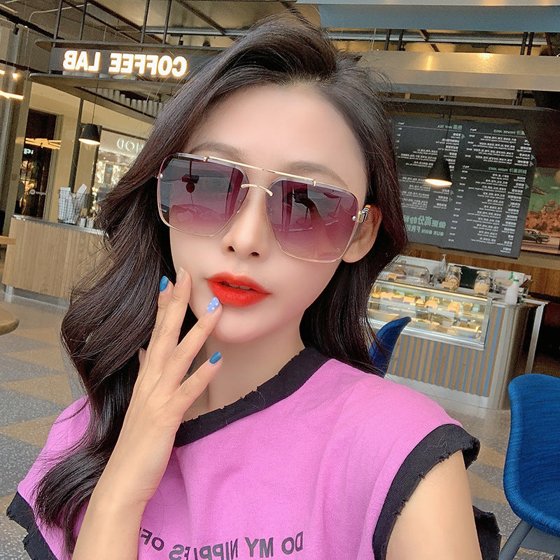 Retro Square Frame Men's Sunglasses