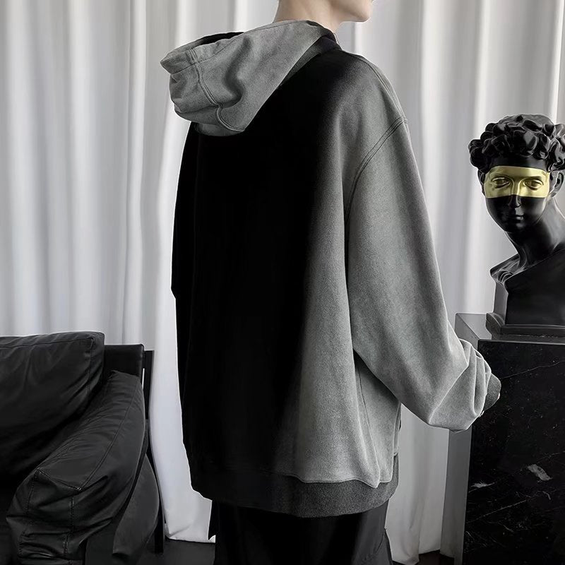 Hooded Men's Long Sleeve Hip Hop Trend Personality Sweater