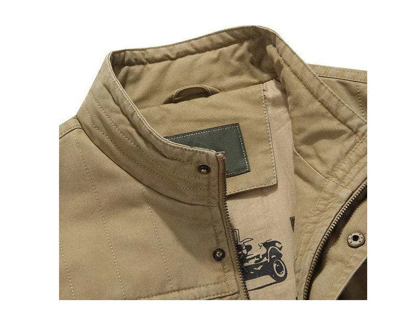 Waistcoat Men Loose Oversized Coat With Many Pockets