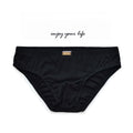 Simple Metal Label Briefs Men's Underwear