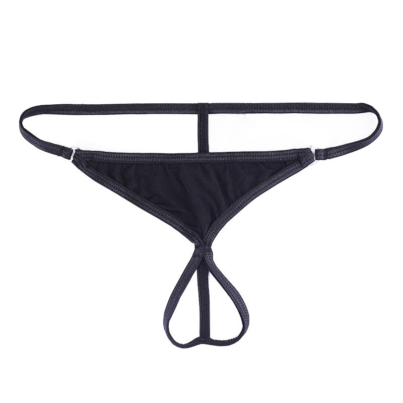 Hollow Out See Through Breathable Men's Sexy Underwear Ice Silk