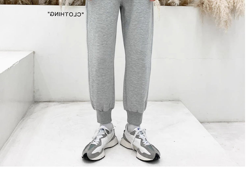 Versatile Sports Pants Ankle-tied Sweatpants Male