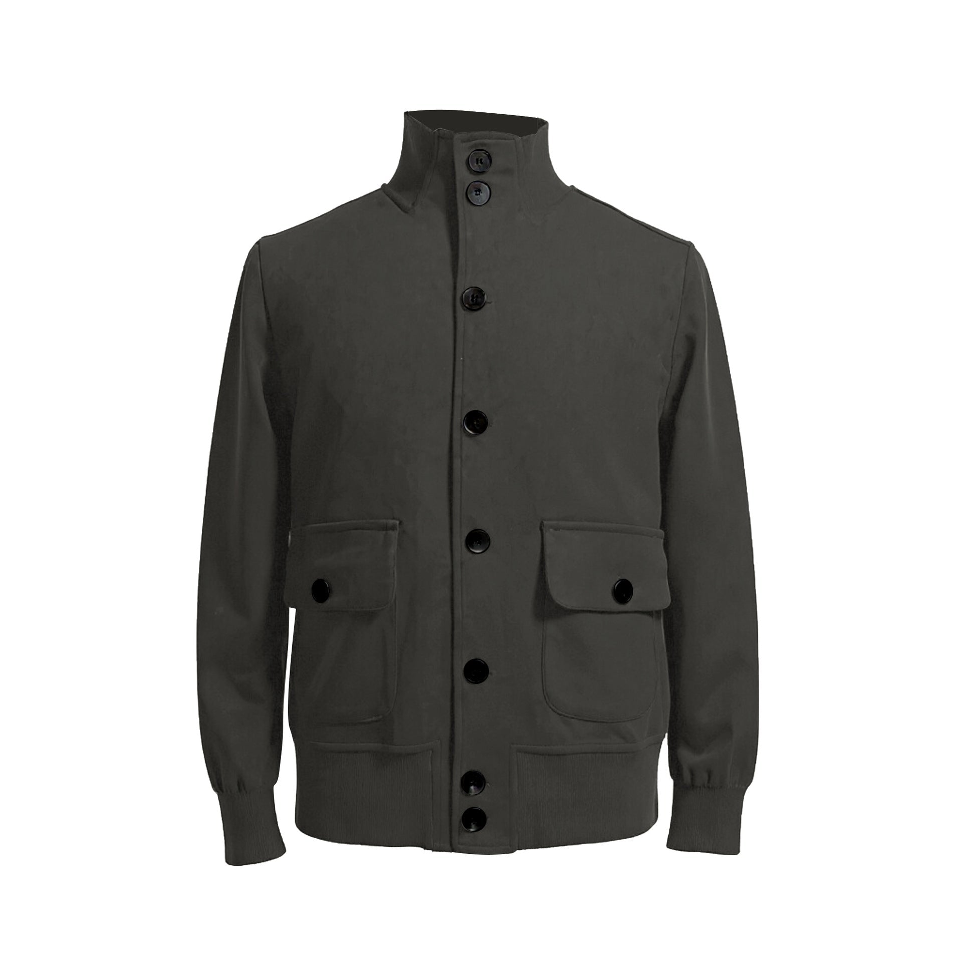 Men's Retro Spring And Autumn Deerskin Velvet Jacket